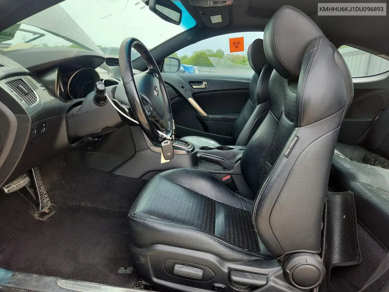 2013 Hyundai Genesis Coupe 3.8L VIN: KMHHU6KJ1DU096893 Lot: 54831746