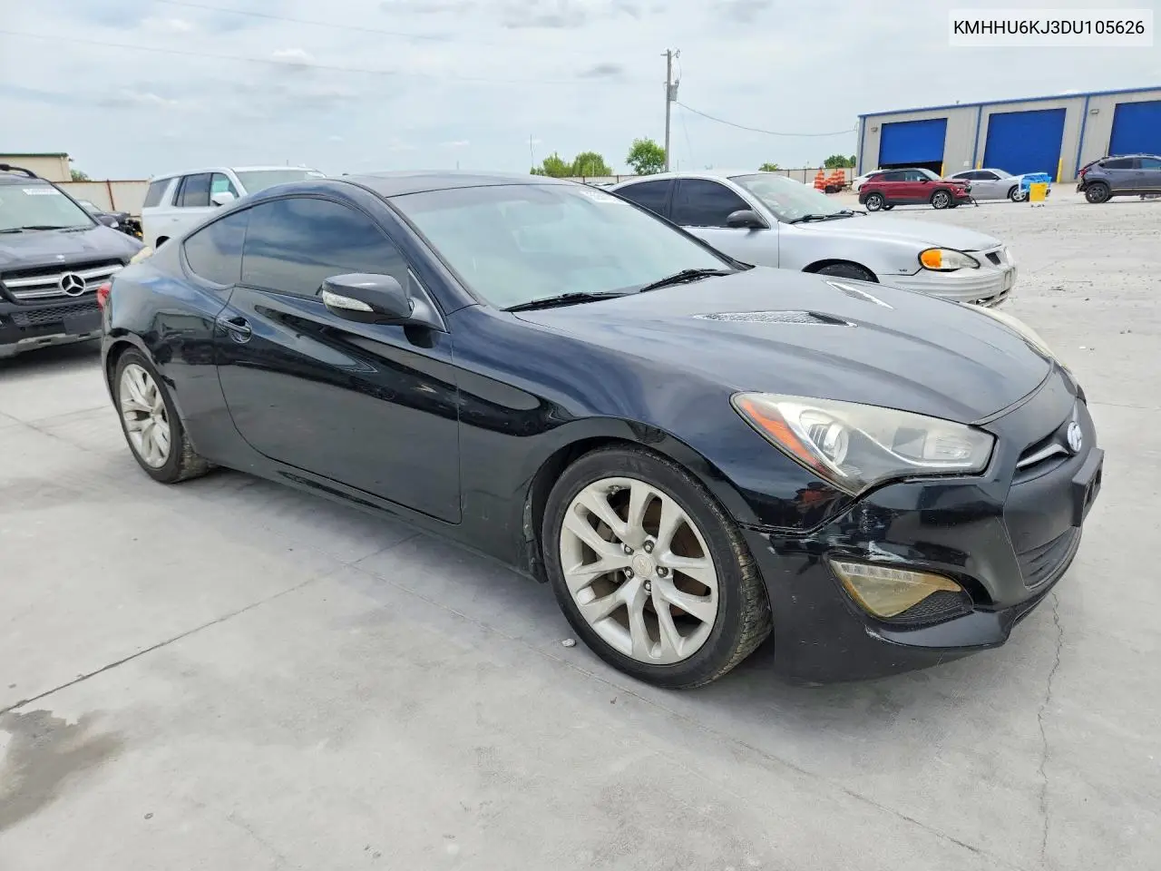 2013 Hyundai Genesis Coupe 3.8L VIN: KMHHU6KJ3DU105626 Lot: 55547916