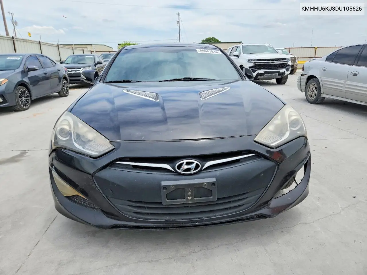 2013 Hyundai Genesis Coupe 3.8L VIN: KMHHU6KJ3DU105626 Lot: 55547916