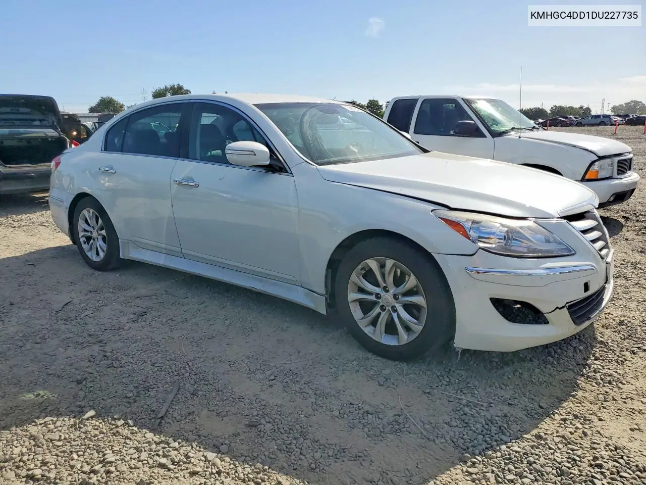 2013 Hyundai Genesis 3.8L VIN: KMHGC4DD1DU227735 Lot: 55972916