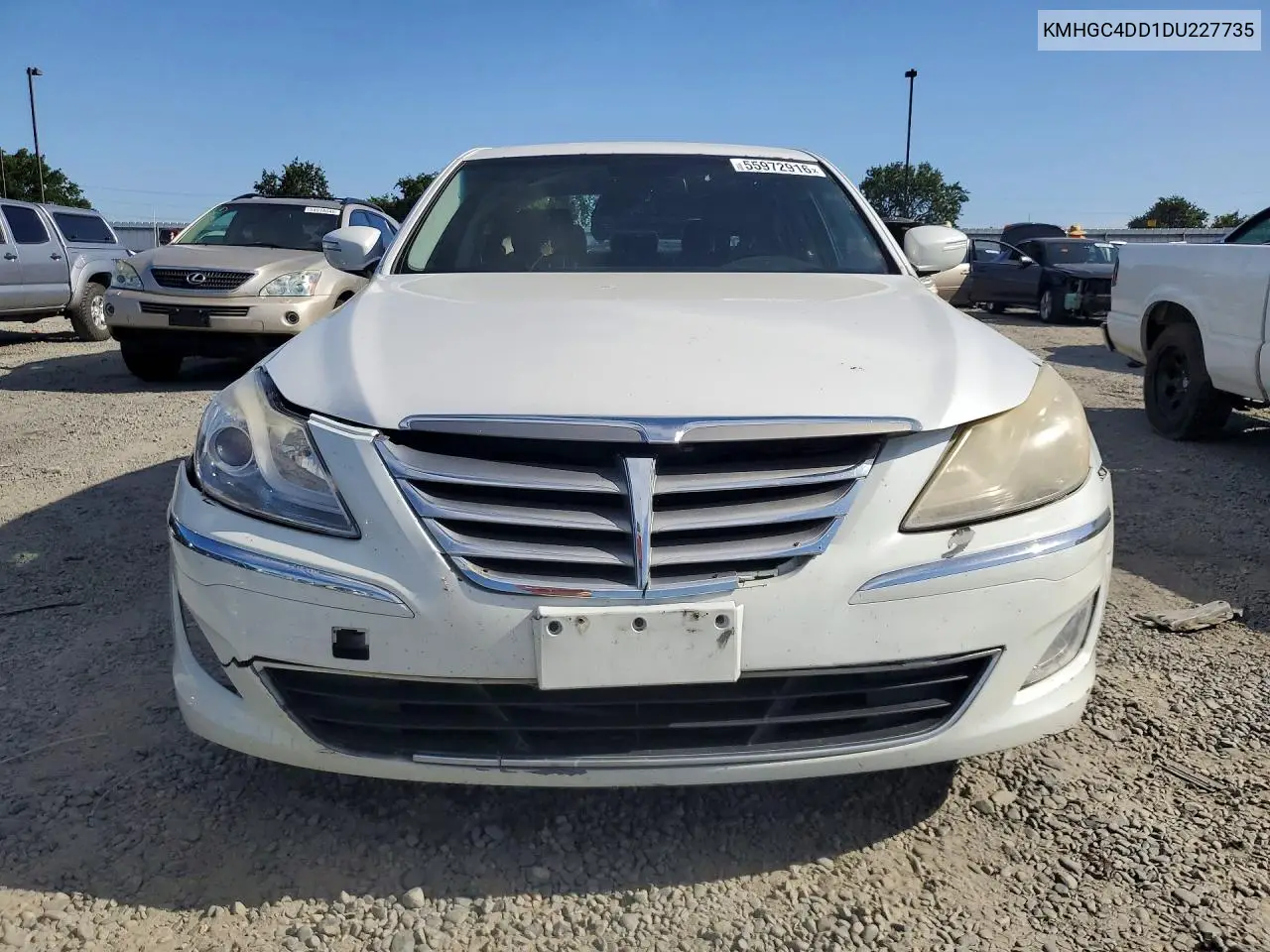 2013 Hyundai Genesis 3.8L VIN: KMHGC4DD1DU227735 Lot: 55972916