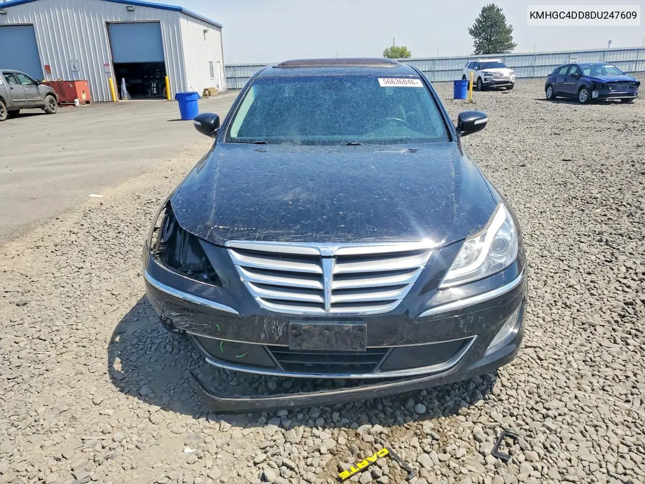 2013 Hyundai Genesis 3.8L VIN: KMHGC4DD8DU247609 Lot: 56636046