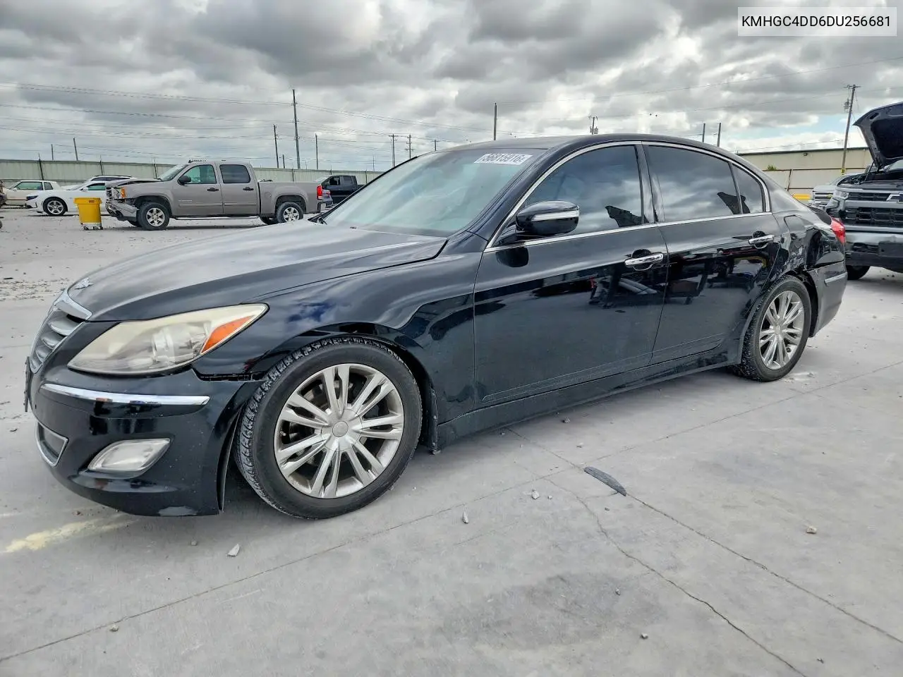 2013 Hyundai Genesis 3.8L VIN: KMHGC4DD6DU256681 Lot: 56815916