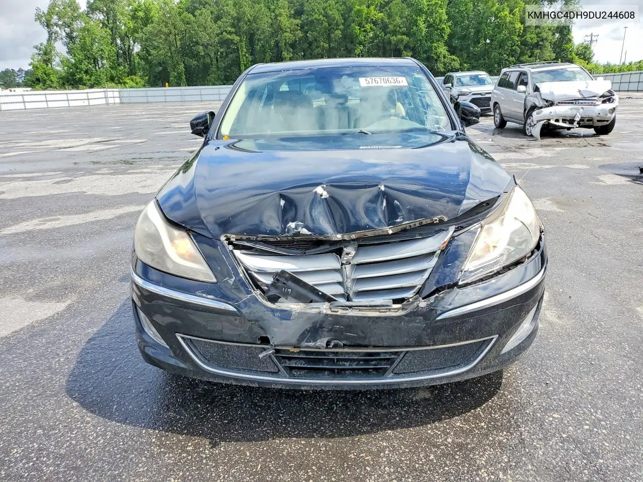 2013 Hyundai Genesis 5.0L VIN: KMHGC4DH9DU244608 Lot: 57670636
