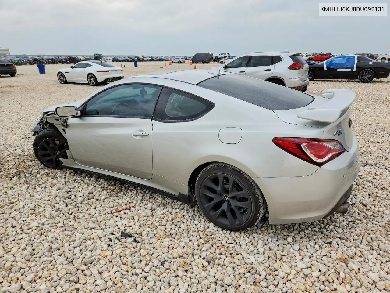 2013 Hyundai Genesis Coupe 3.8L VIN: KMHHU6KJ8DU092131 Lot: 57934326