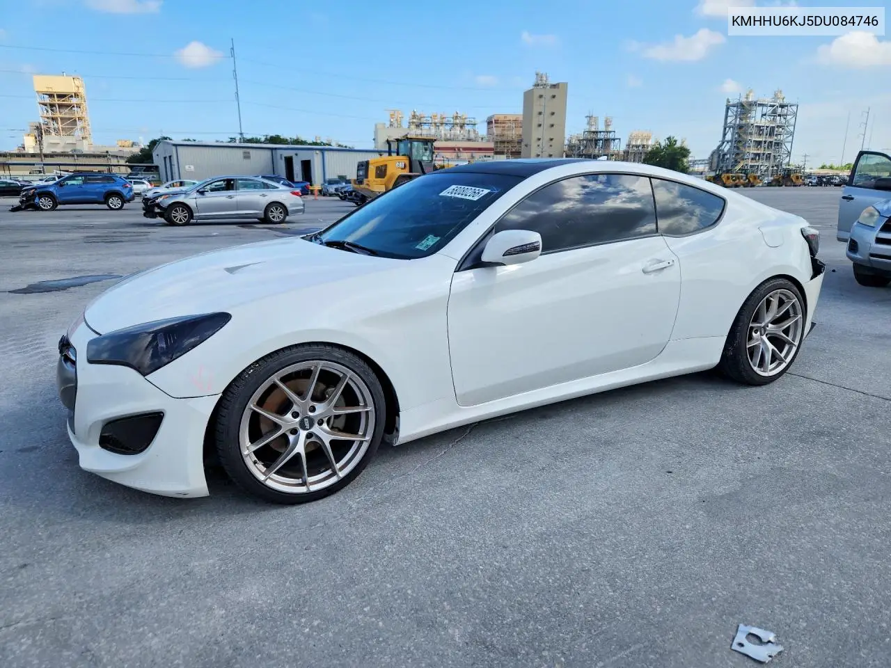 2013 Hyundai Genesis Coupe 3.8L VIN: KMHHU6KJ5DU084746 Lot: 58080266