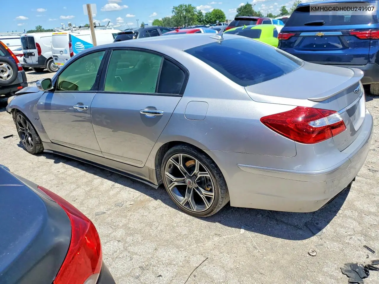 2013 Hyundai Genesis 5.0L VIN: KMHGC4DH0DU249907 Lot: 58202306