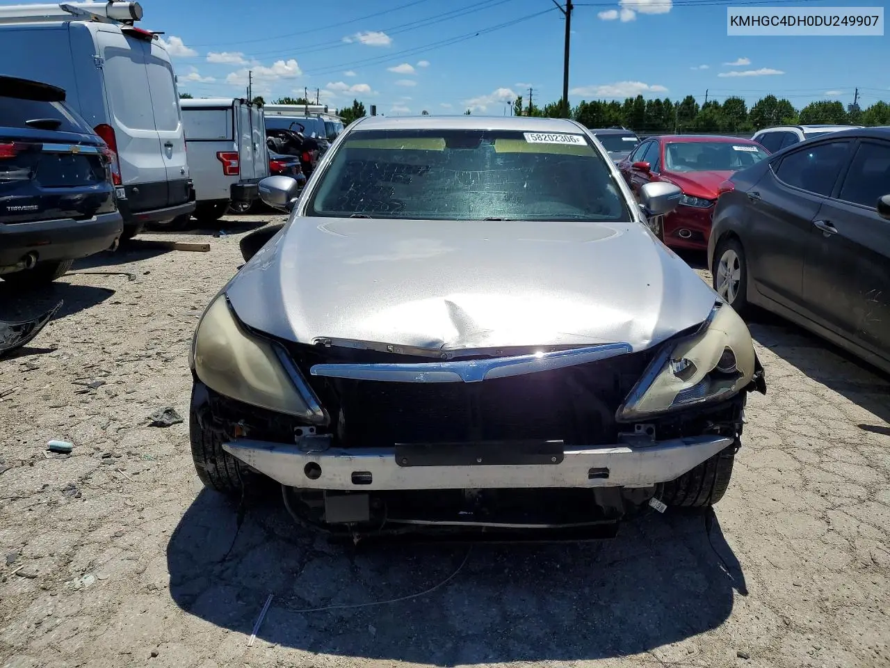 2013 Hyundai Genesis 5.0L VIN: KMHGC4DH0DU249907 Lot: 58202306