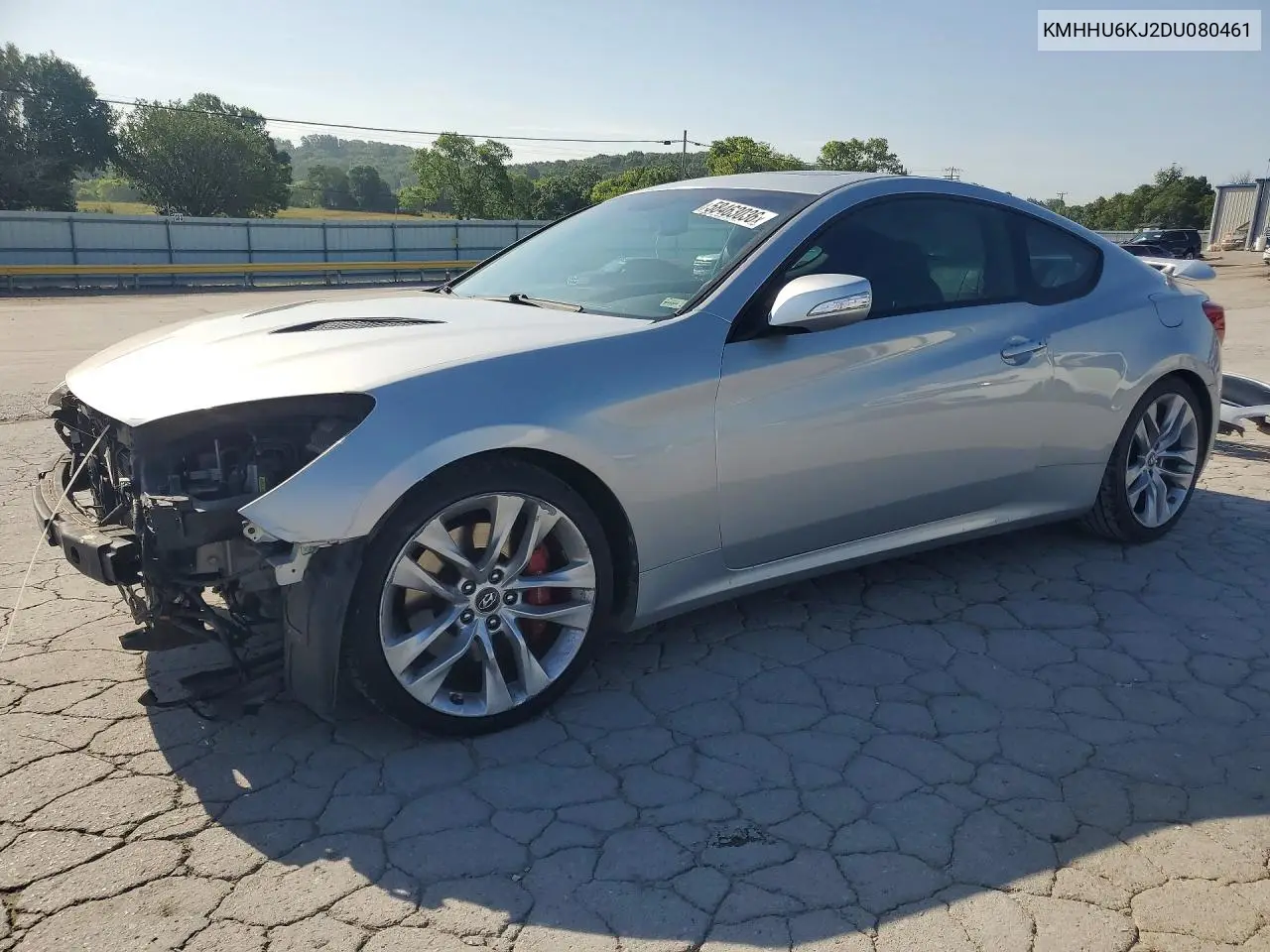 2013 Hyundai Genesis Coupe 3.8L VIN: KMHHU6KJ2DU080461 Lot: 58463036