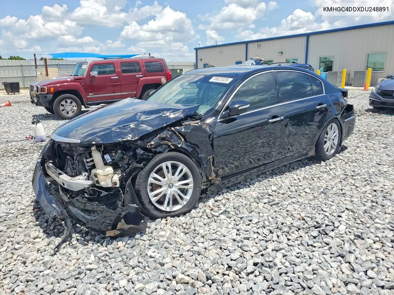 2013 Hyundai Genesis 3.8L VIN: KMHGC4DDXDU248891 Lot: 58623326