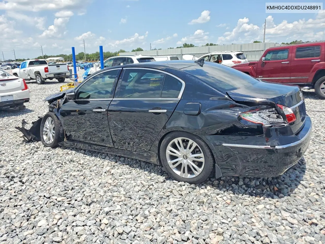 2013 Hyundai Genesis 3.8L VIN: KMHGC4DDXDU248891 Lot: 58623326