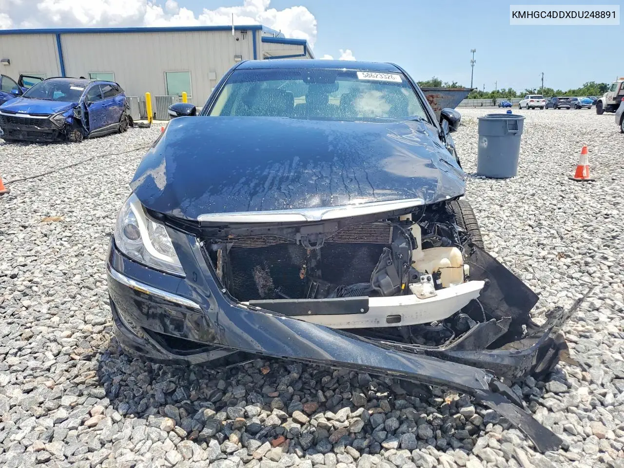 2013 Hyundai Genesis 3.8L VIN: KMHGC4DDXDU248891 Lot: 58623326