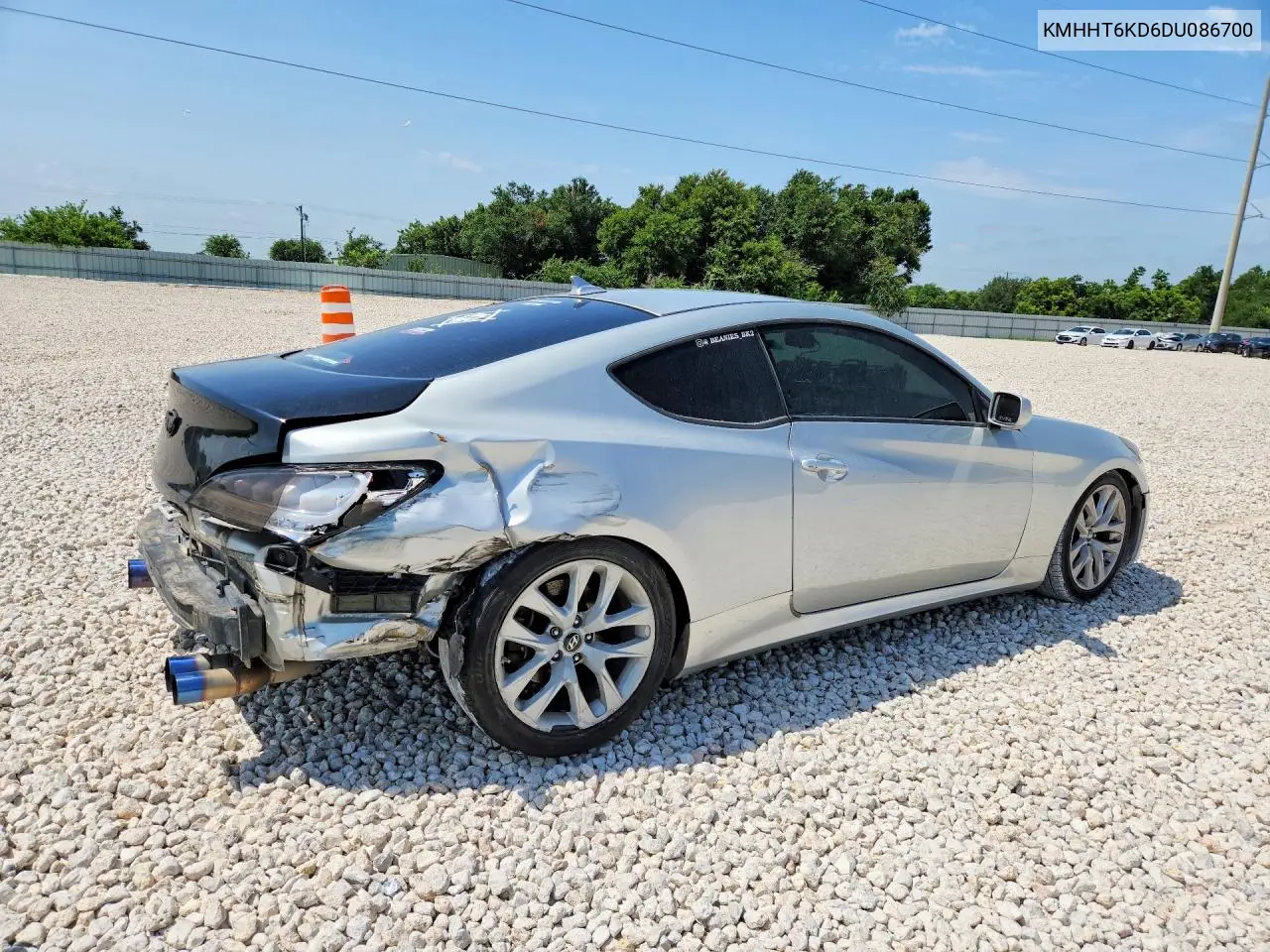 2013 Hyundai Genesis Coupe 2.0T VIN: KMHHT6KD6DU086700 Lot: 58923666