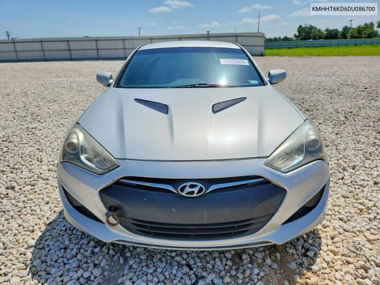 2013 Hyundai Genesis Coupe 2.0T VIN: KMHHT6KD6DU086700 Lot: 58923666