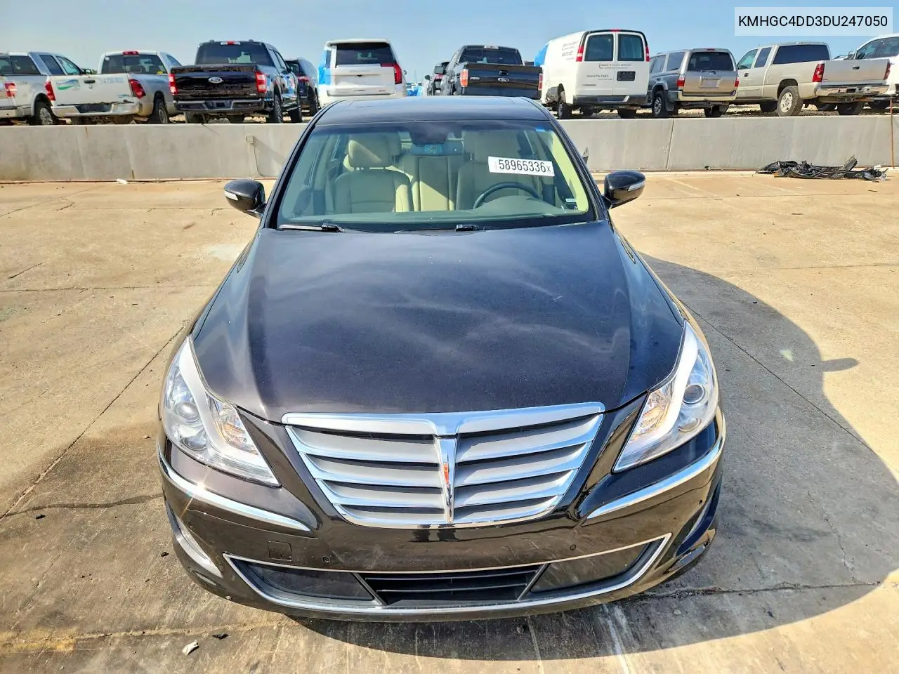 2013 Hyundai Genesis 3.8L VIN: KMHGC4DD3DU247050 Lot: 58965336