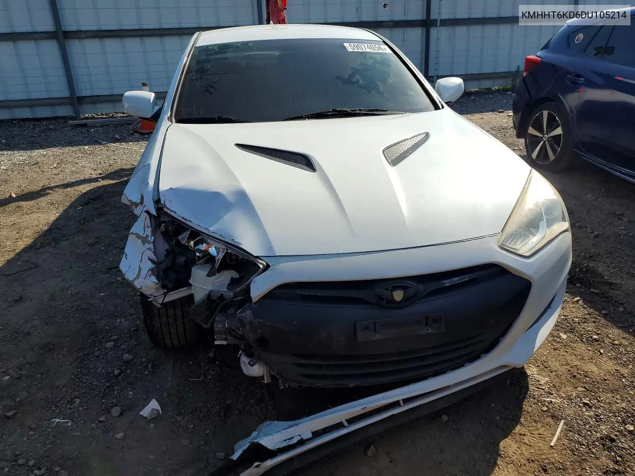 2013 Hyundai Genesis Coupe 2.0T VIN: KMHHT6KD6DU105214 Lot: 59074056