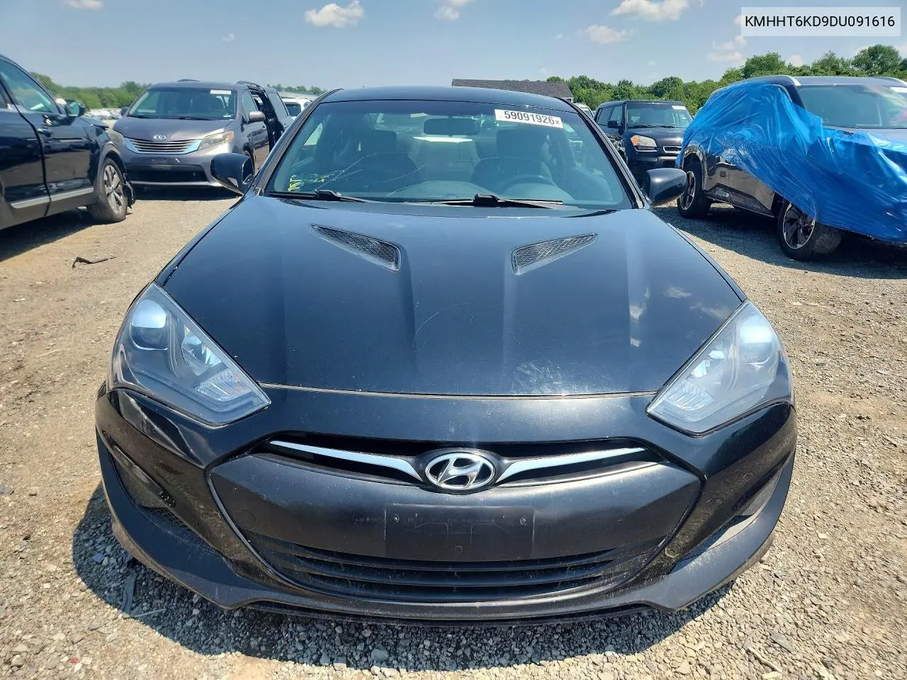 2013 Hyundai Genesis Coupe 2.0T VIN: KMHHT6KD9DU091616 Lot: 59091926