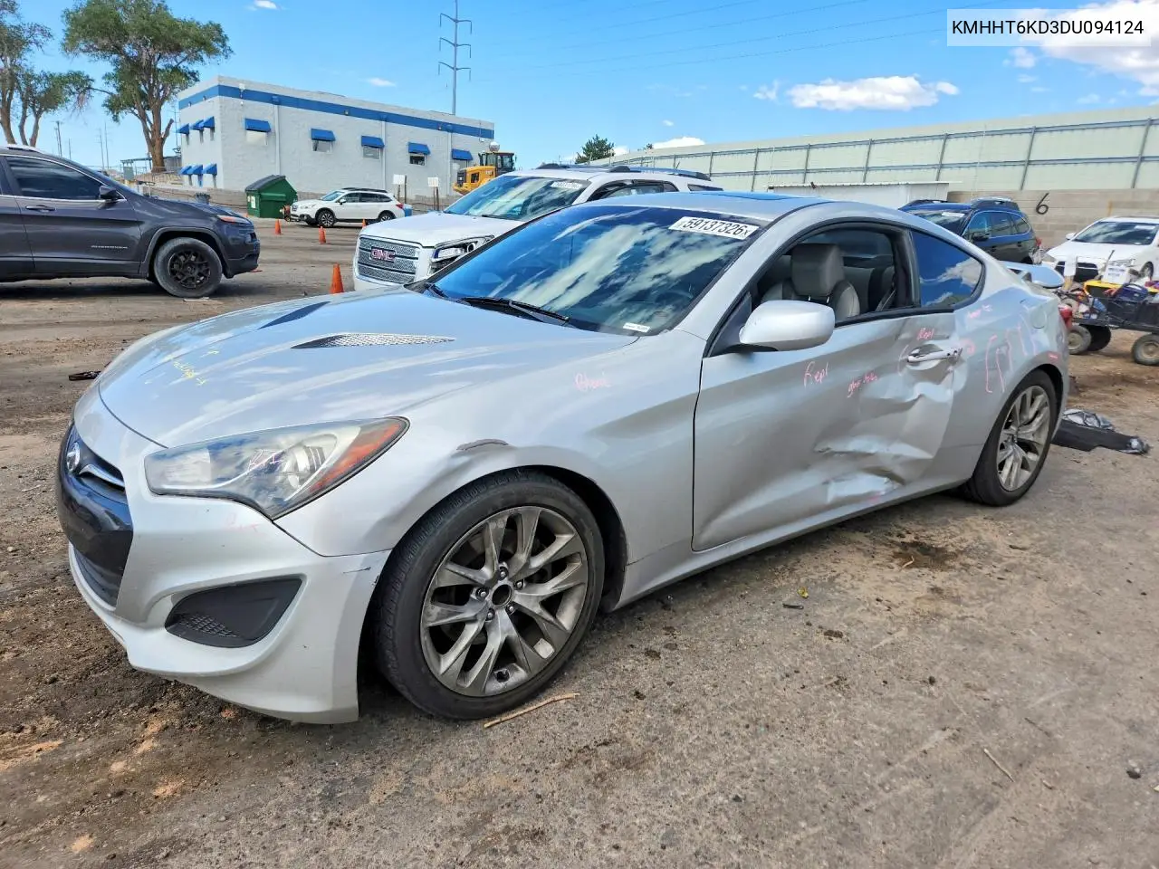 2013 Hyundai Genesis Coupe 2.0T VIN: KMHHT6KD3DU094124 Lot: 59137326
