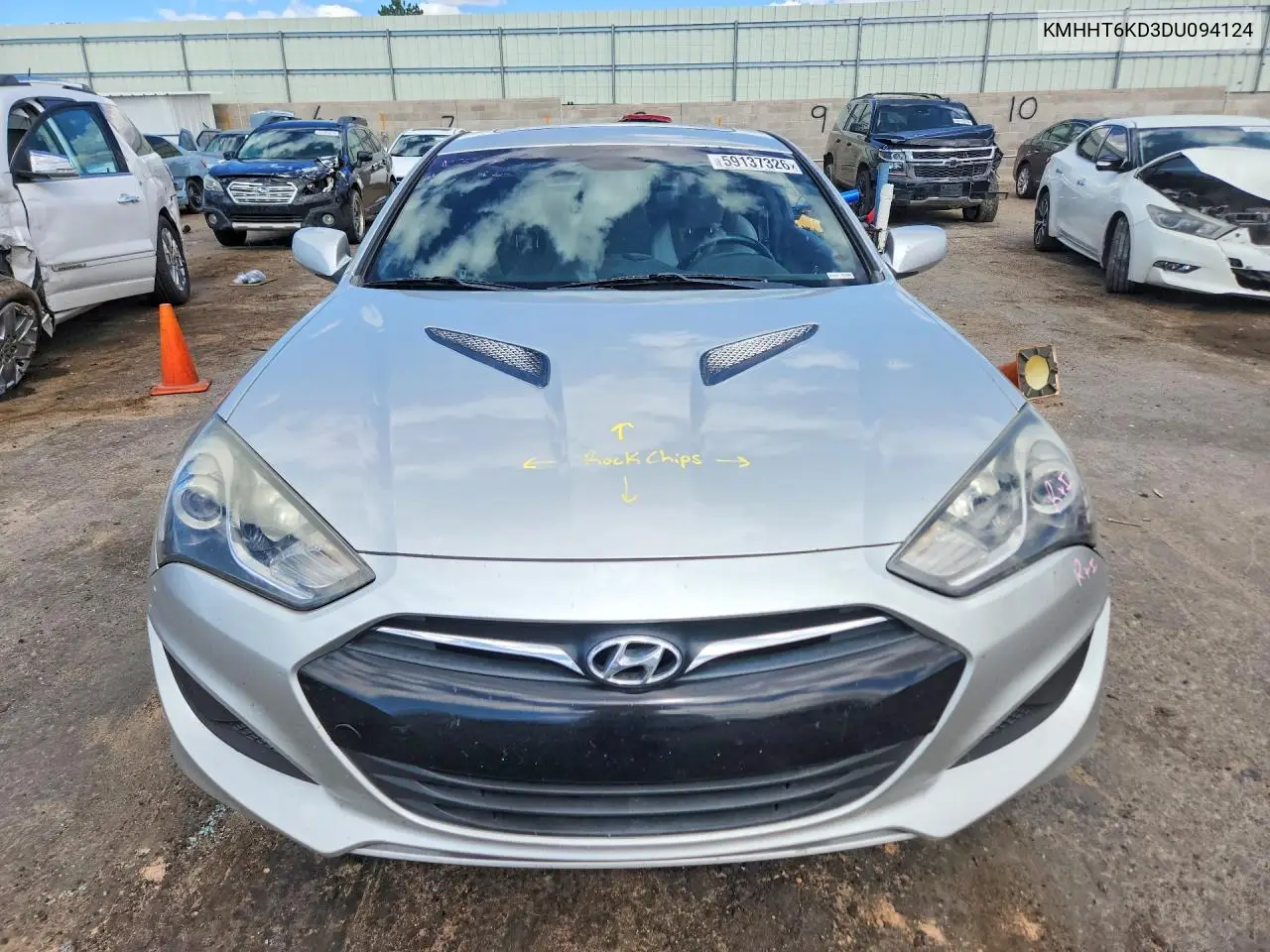 2013 Hyundai Genesis Coupe 2.0T VIN: KMHHT6KD3DU094124 Lot: 59137326