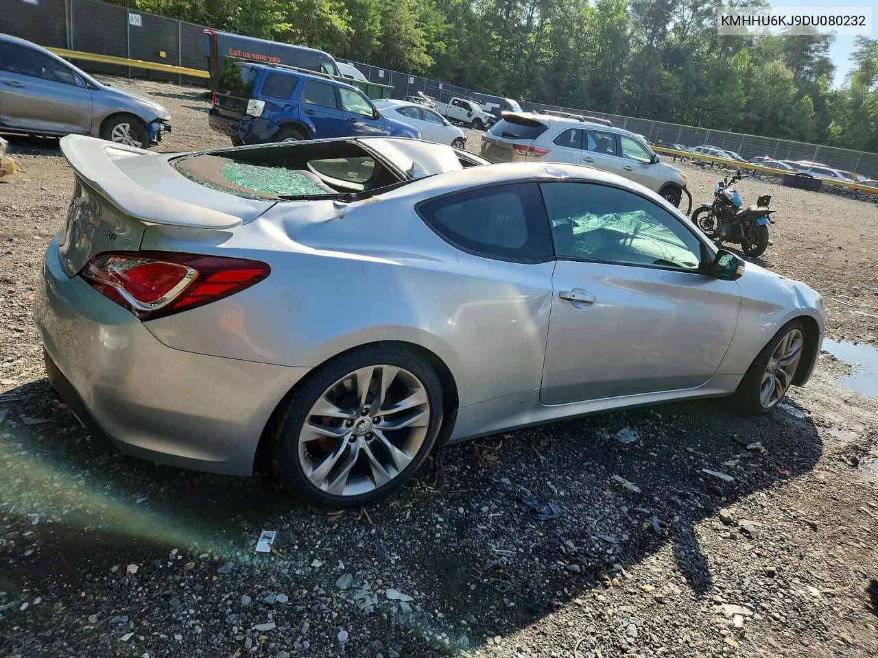 2013 Hyundai Genesis Coupe 3.8L VIN: KMHHU6KJ9DU080232 Lot: 59194626