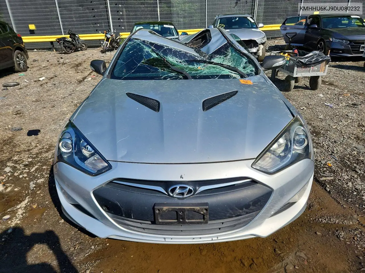 2013 Hyundai Genesis Coupe 3.8L VIN: KMHHU6KJ9DU080232 Lot: 59194626