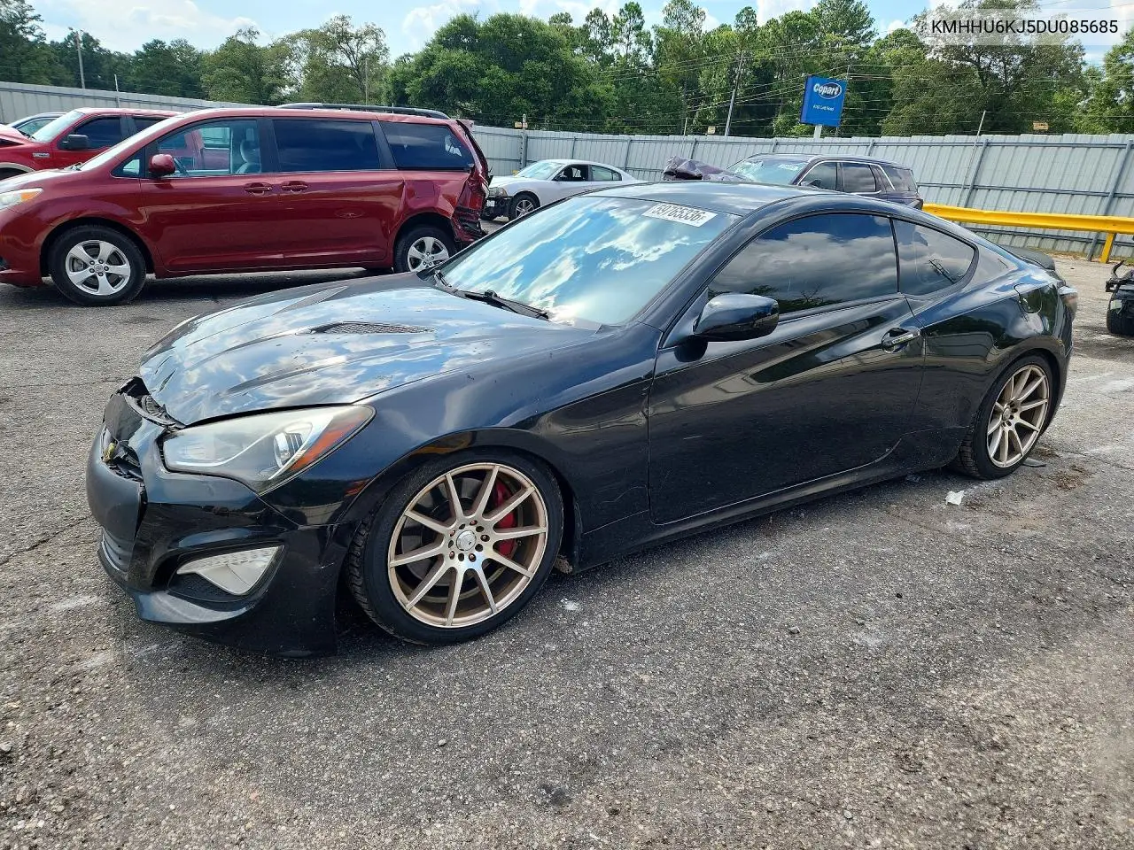 2013 Hyundai Genesis Coupe 3.8L VIN: KMHHU6KJ5DU085685 Lot: 59765336