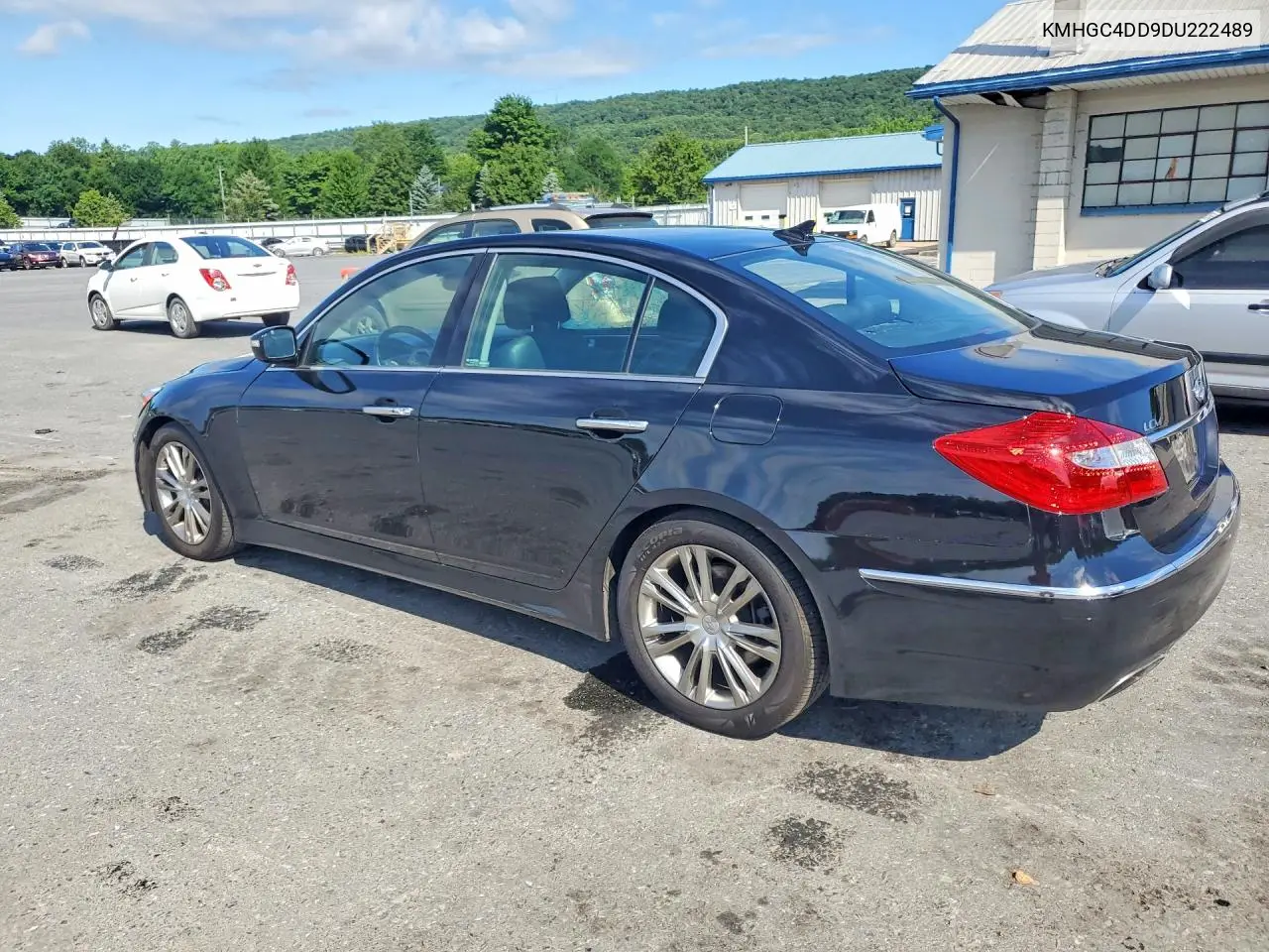 2013 Hyundai Genesis 3.8L VIN: KMHGC4DD9DU222489 Lot: 59859446