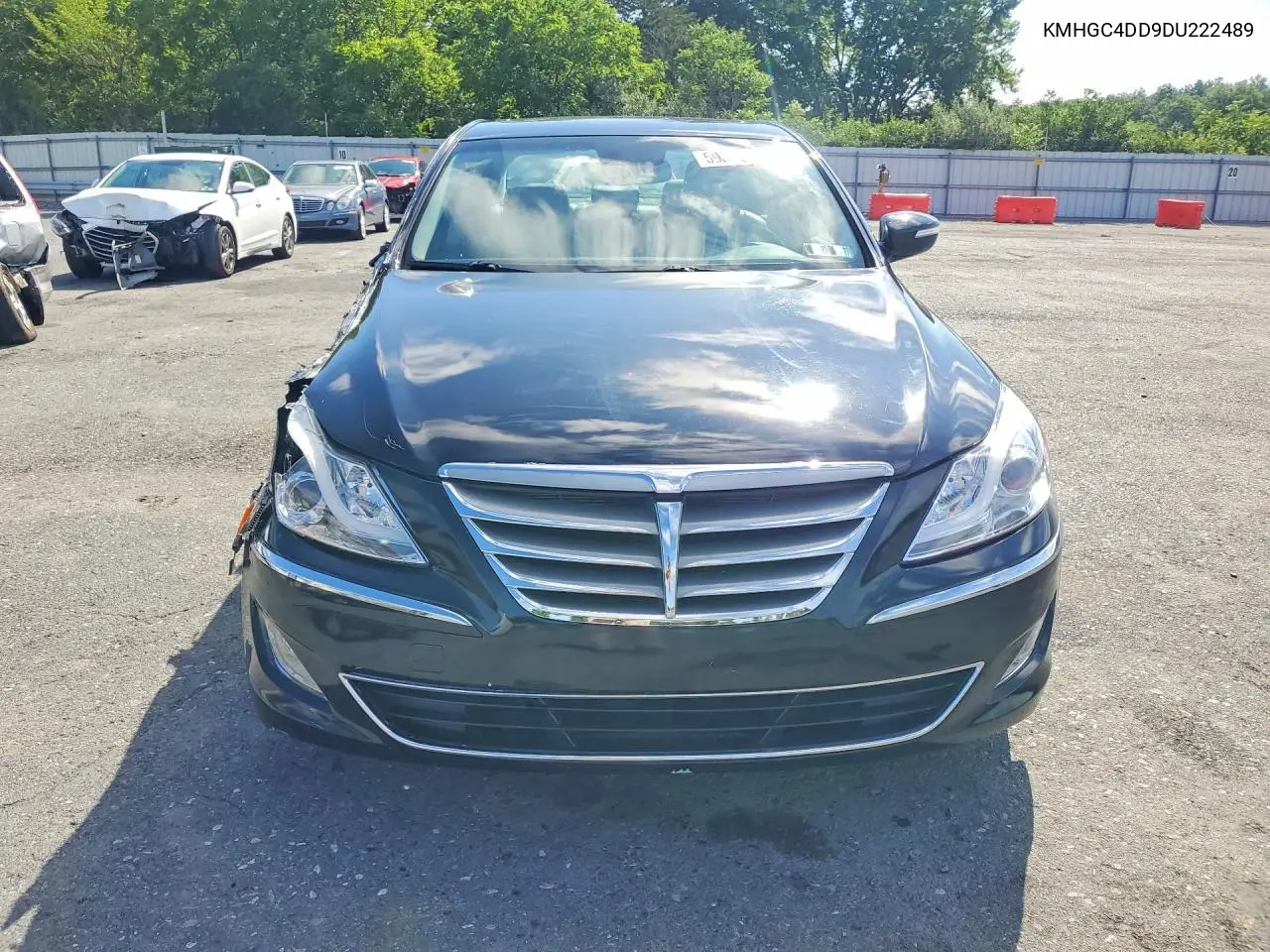 2013 Hyundai Genesis 3.8L VIN: KMHGC4DD9DU222489 Lot: 59859446