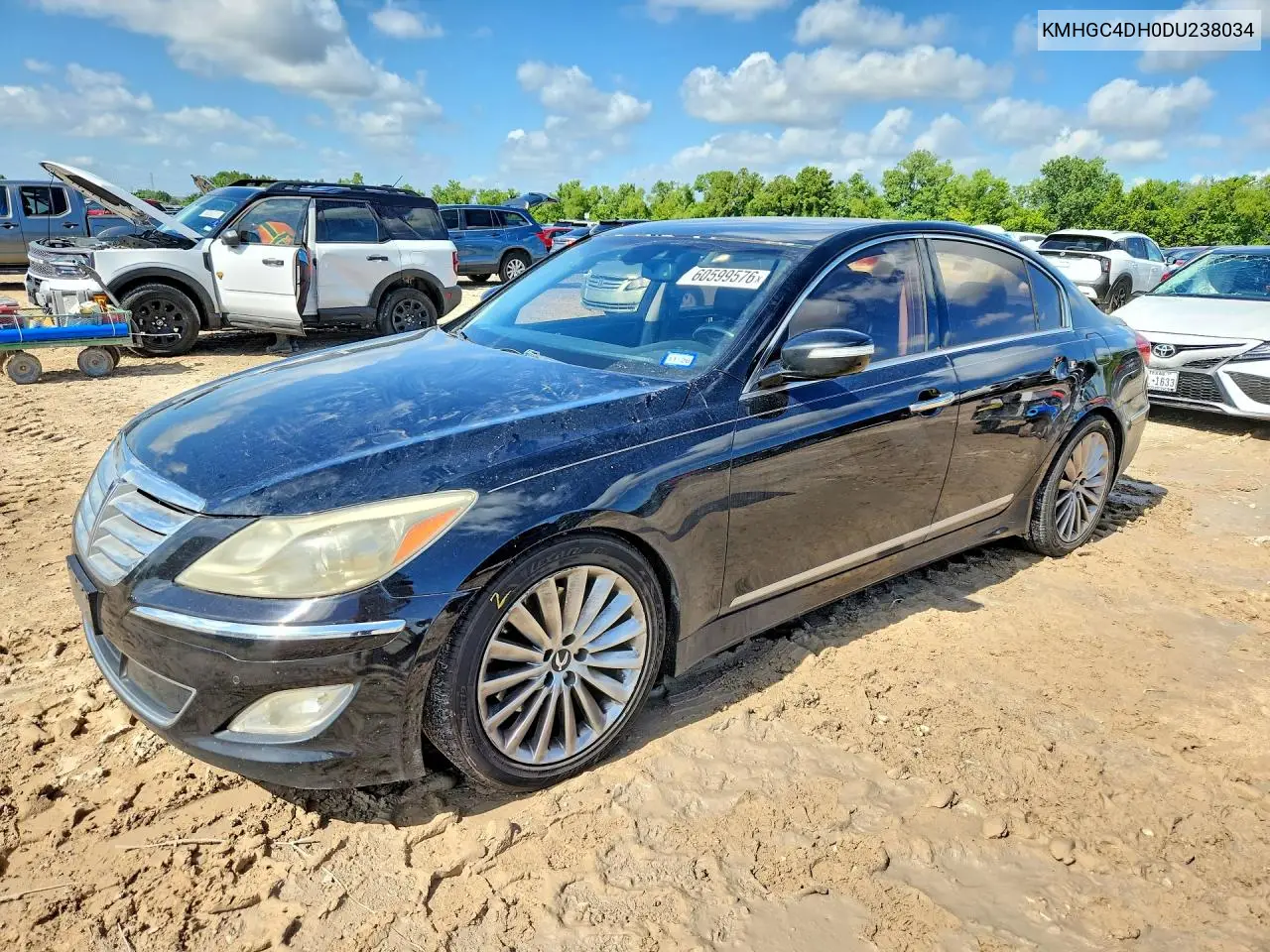 2013 Hyundai Genesis 5.0L VIN: KMHGC4DH0DU238034 Lot: 60599576