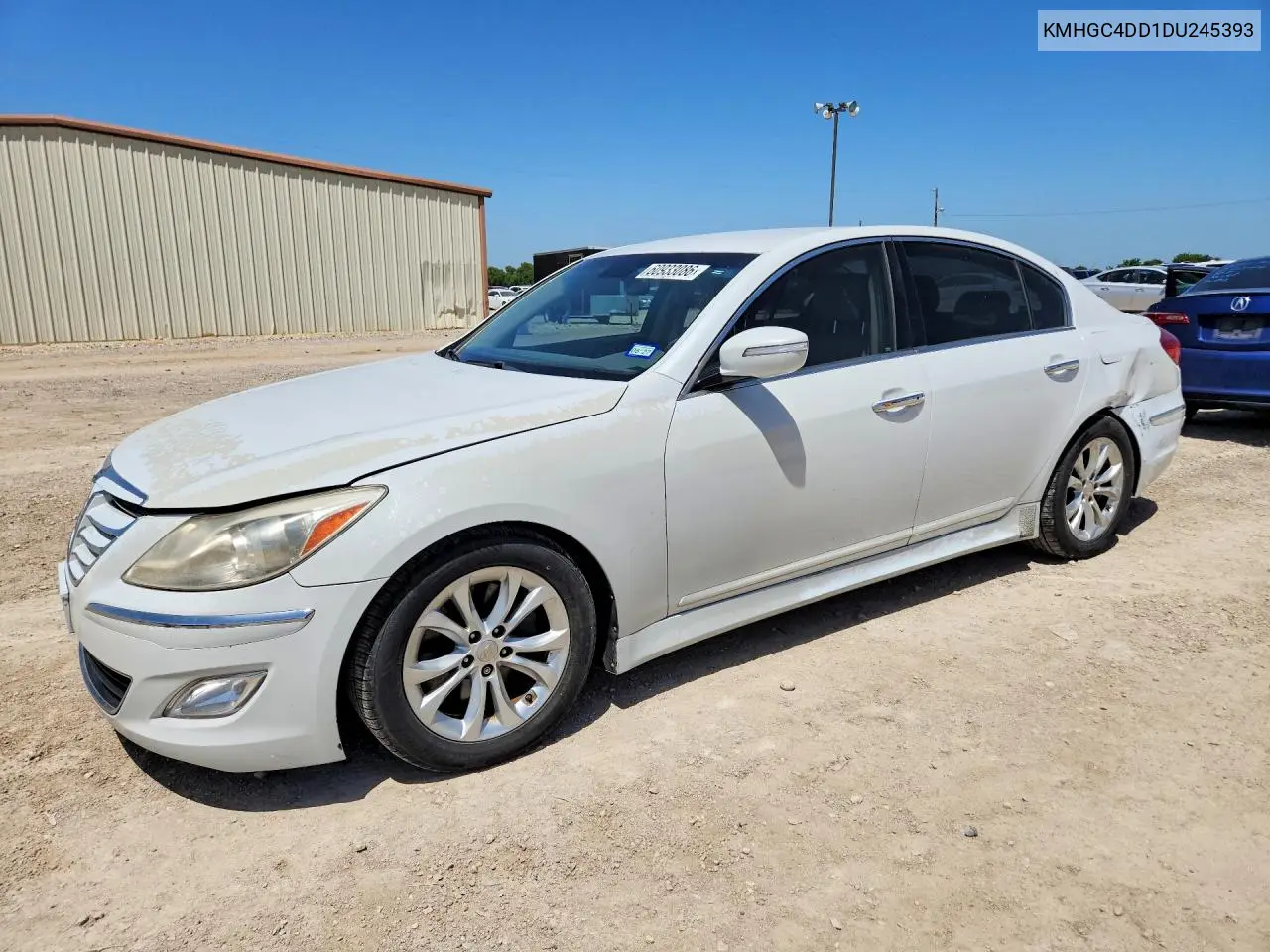 2013 Hyundai Genesis 3.8L VIN: KMHGC4DD1DU245393 Lot: 60933086