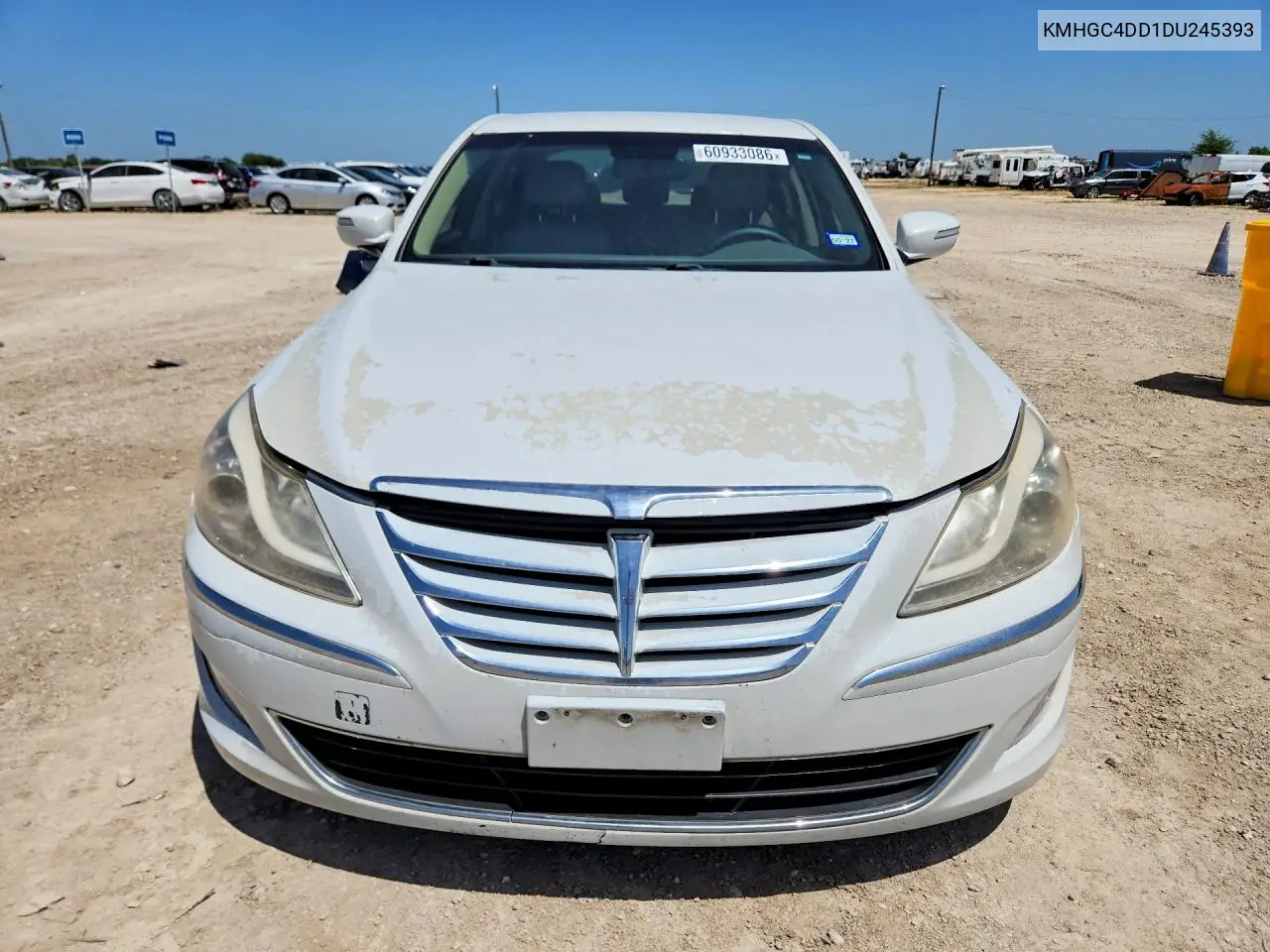 2013 Hyundai Genesis 3.8L VIN: KMHGC4DD1DU245393 Lot: 60933086