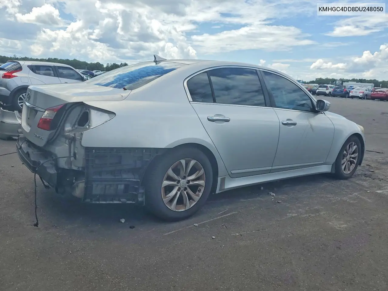 2013 Hyundai Genesis 3.8L VIN: KMHGC4DD8DU248050 Lot: 60997416