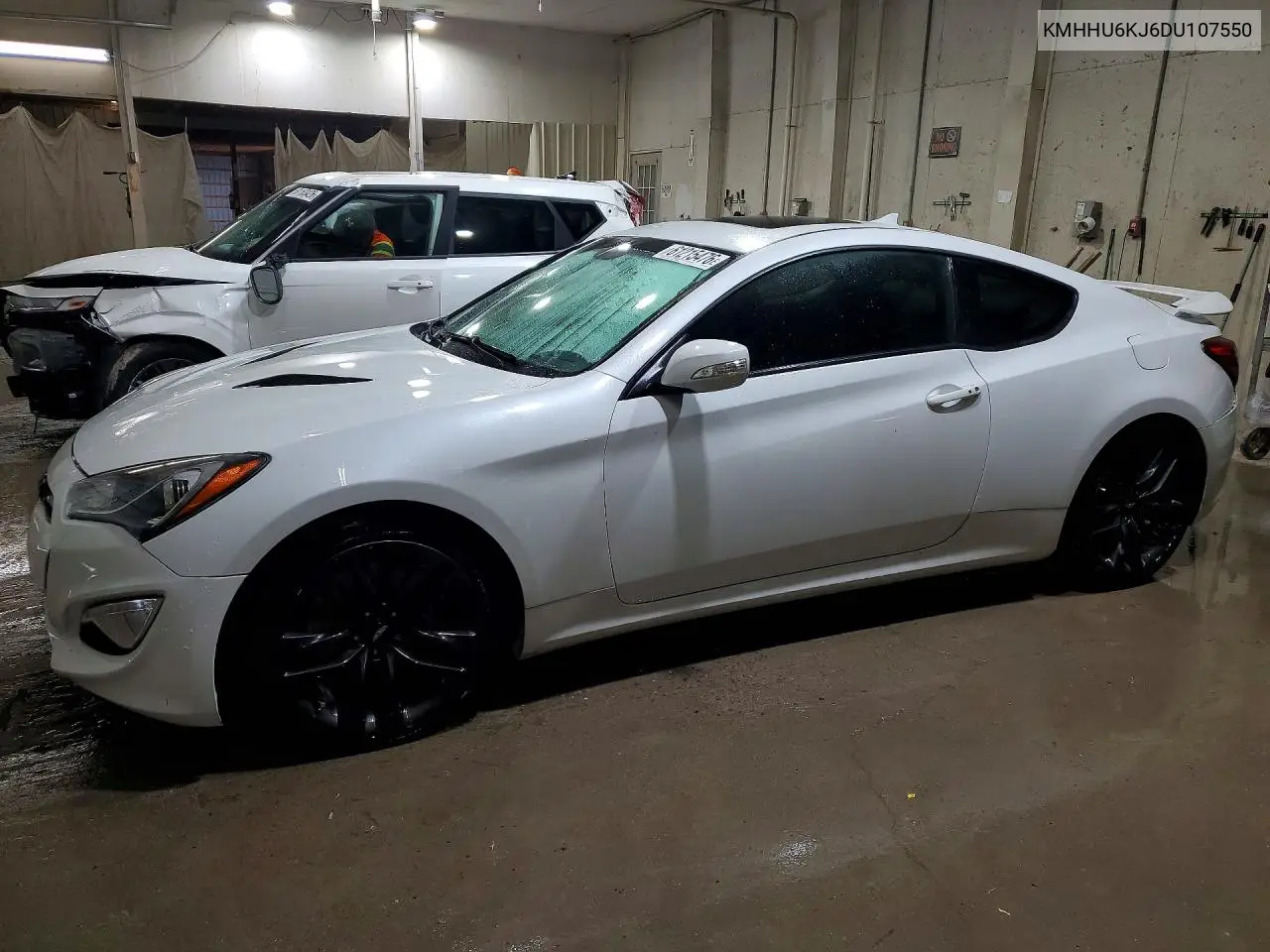2013 Hyundai Genesis Coupe 3.8L VIN: KMHHU6KJ6DU107550 Lot: 61215476