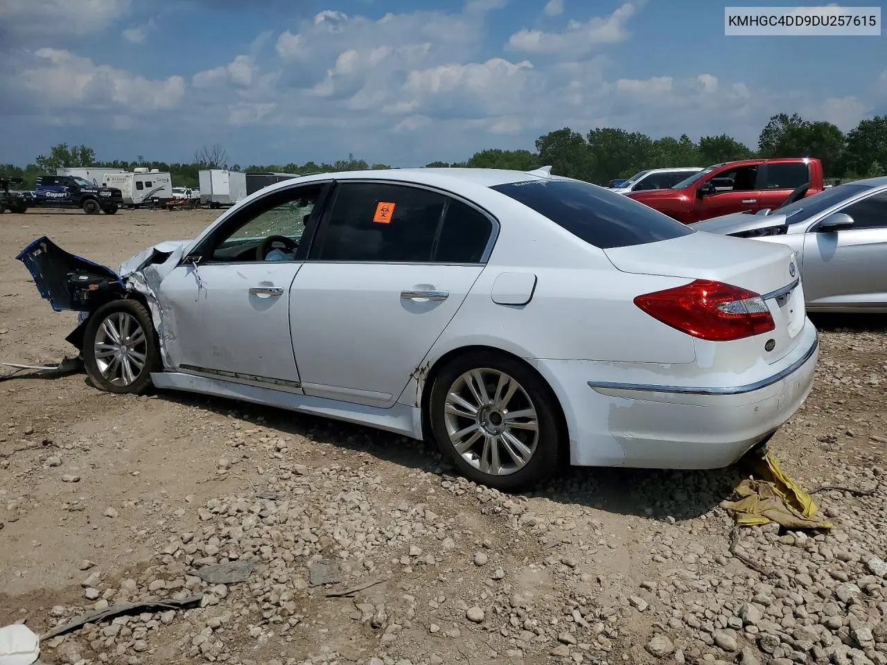 2013 Hyundai Genesis 3.8L VIN: KMHGC4DD9DU257615 Lot: 62331036