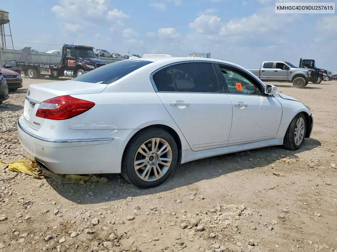 2013 Hyundai Genesis 3.8L VIN: KMHGC4DD9DU257615 Lot: 62331036