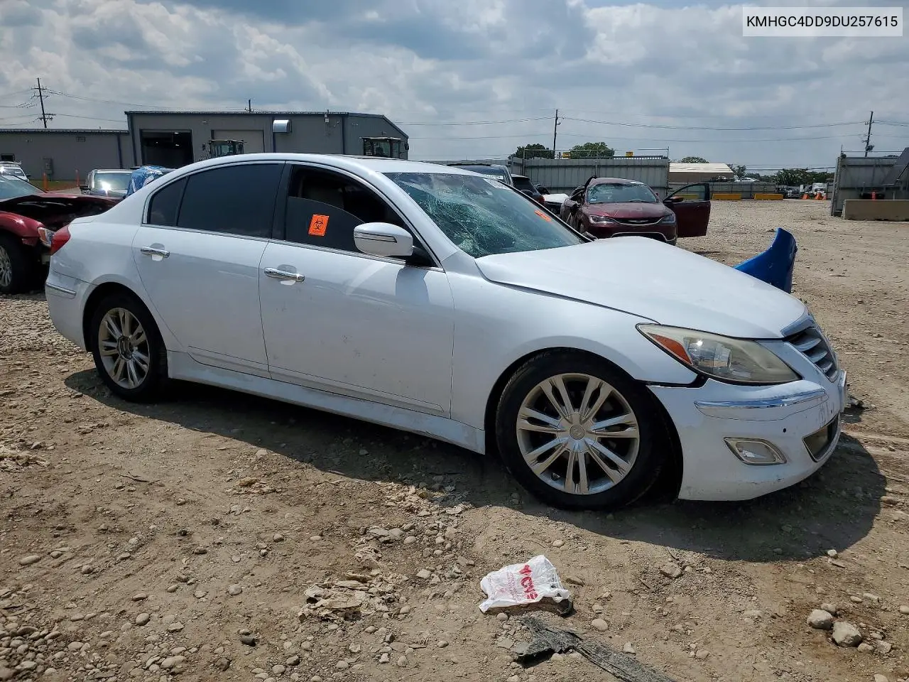 2013 Hyundai Genesis 3.8L VIN: KMHGC4DD9DU257615 Lot: 62331036