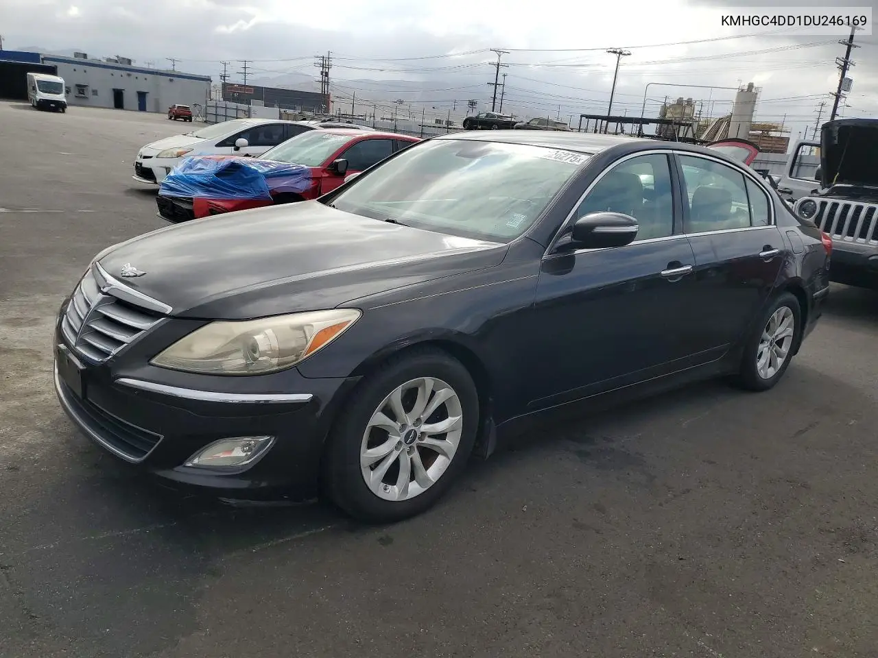 2013 Hyundai Genesis 3.8L VIN: KMHGC4DD1DU246169 Lot: 85626275