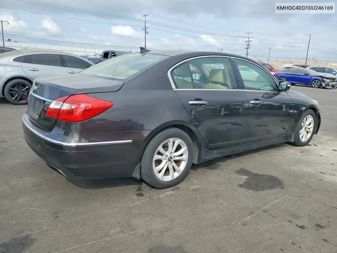2013 Hyundai Genesis 3.8L VIN: KMHGC4DD1DU246169 Lot: 85626275