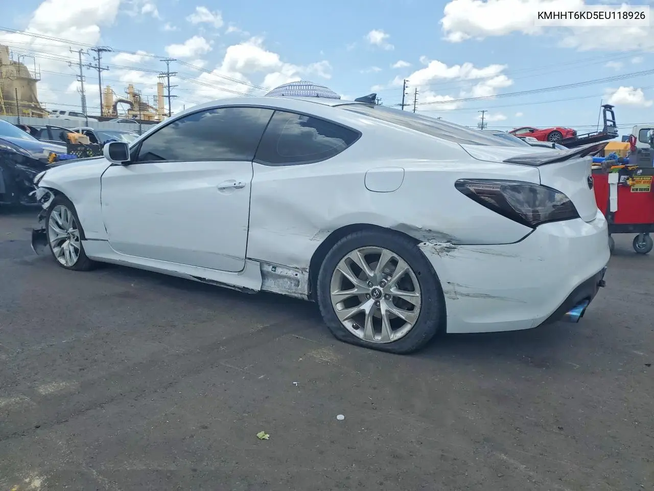 2014 Hyundai Genesis Coupe 2.0T VIN: KMHHT6KD5EU118926 Lot: 55083096