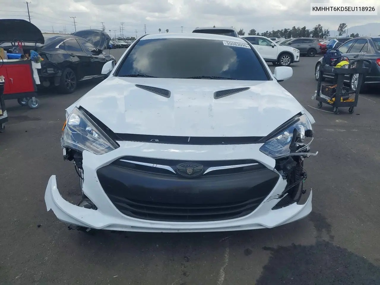 2014 Hyundai Genesis Coupe 2.0T VIN: KMHHT6KD5EU118926 Lot: 55083096