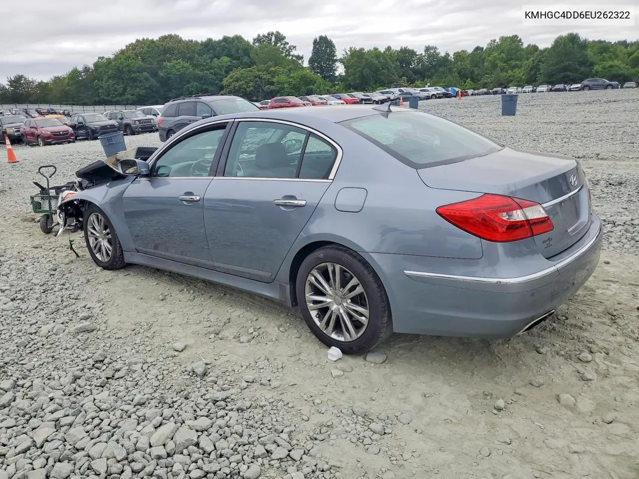 2014 Hyundai Genesis VIN: KMHGC4DD6EU262322 Lot: 56929876