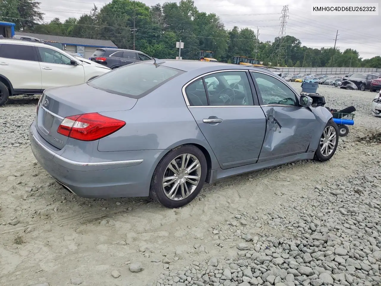 2014 Hyundai Genesis VIN: KMHGC4DD6EU262322 Lot: 56929876