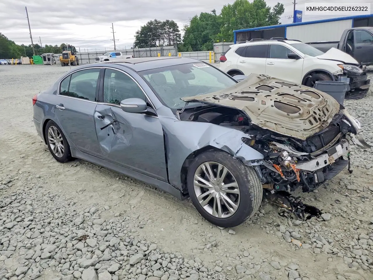 2014 Hyundai Genesis VIN: KMHGC4DD6EU262322 Lot: 56929876