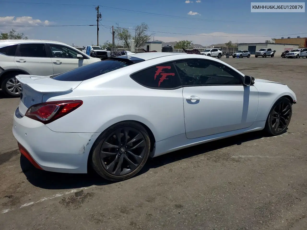 2014 Hyundai Genesis Coupe 3.8L VIN: KMHHU6KJ6EU120879 Lot: 60561526