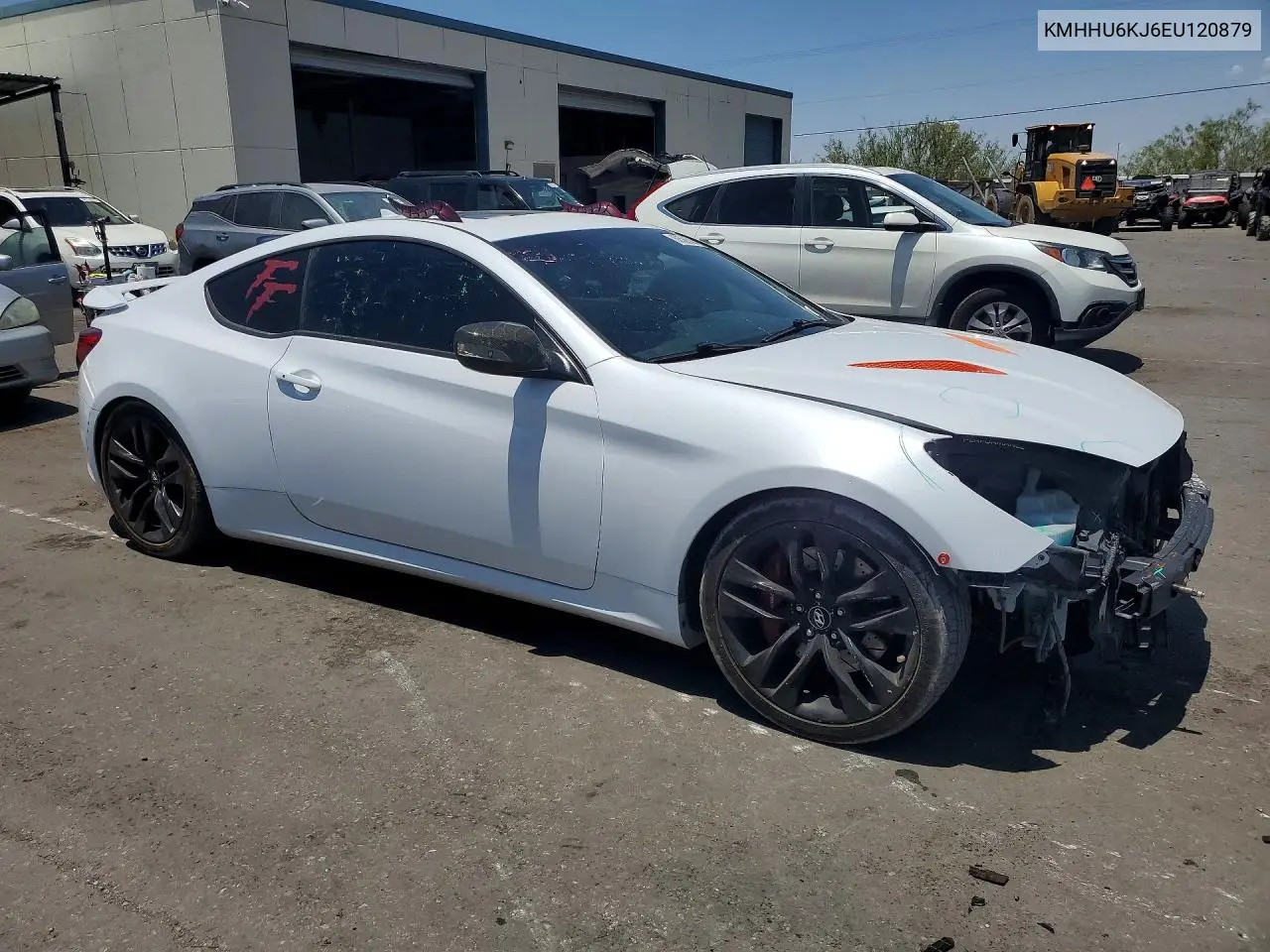 2014 Hyundai Genesis Coupe 3.8L VIN: KMHHU6KJ6EU120879 Lot: 60561526