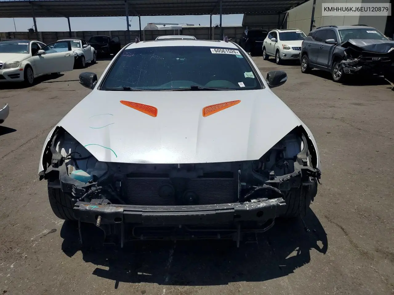 2014 Hyundai Genesis Coupe 3.8L VIN: KMHHU6KJ6EU120879 Lot: 60561526