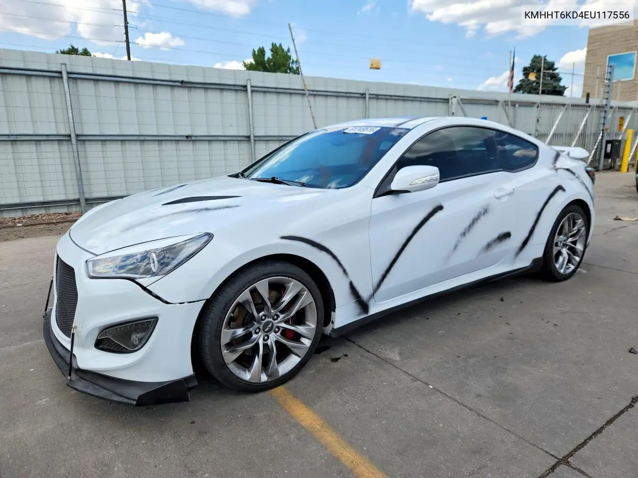 2014 Hyundai Genesis Coupe 2.0T VIN: KMHHT6KD4EU117556 Lot: 61349516