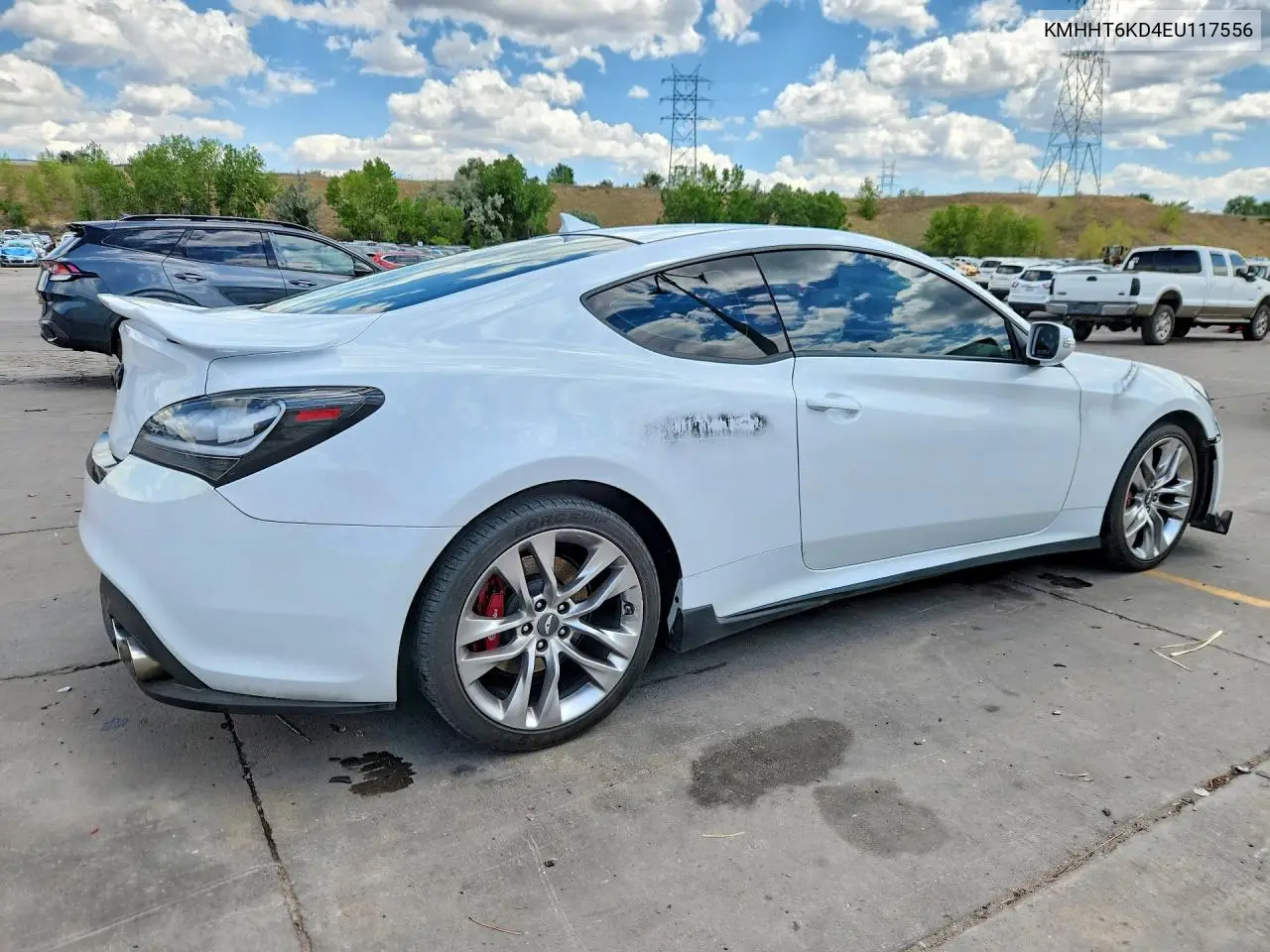 2014 Hyundai Genesis Coupe 2.0T VIN: KMHHT6KD4EU117556 Lot: 61349516