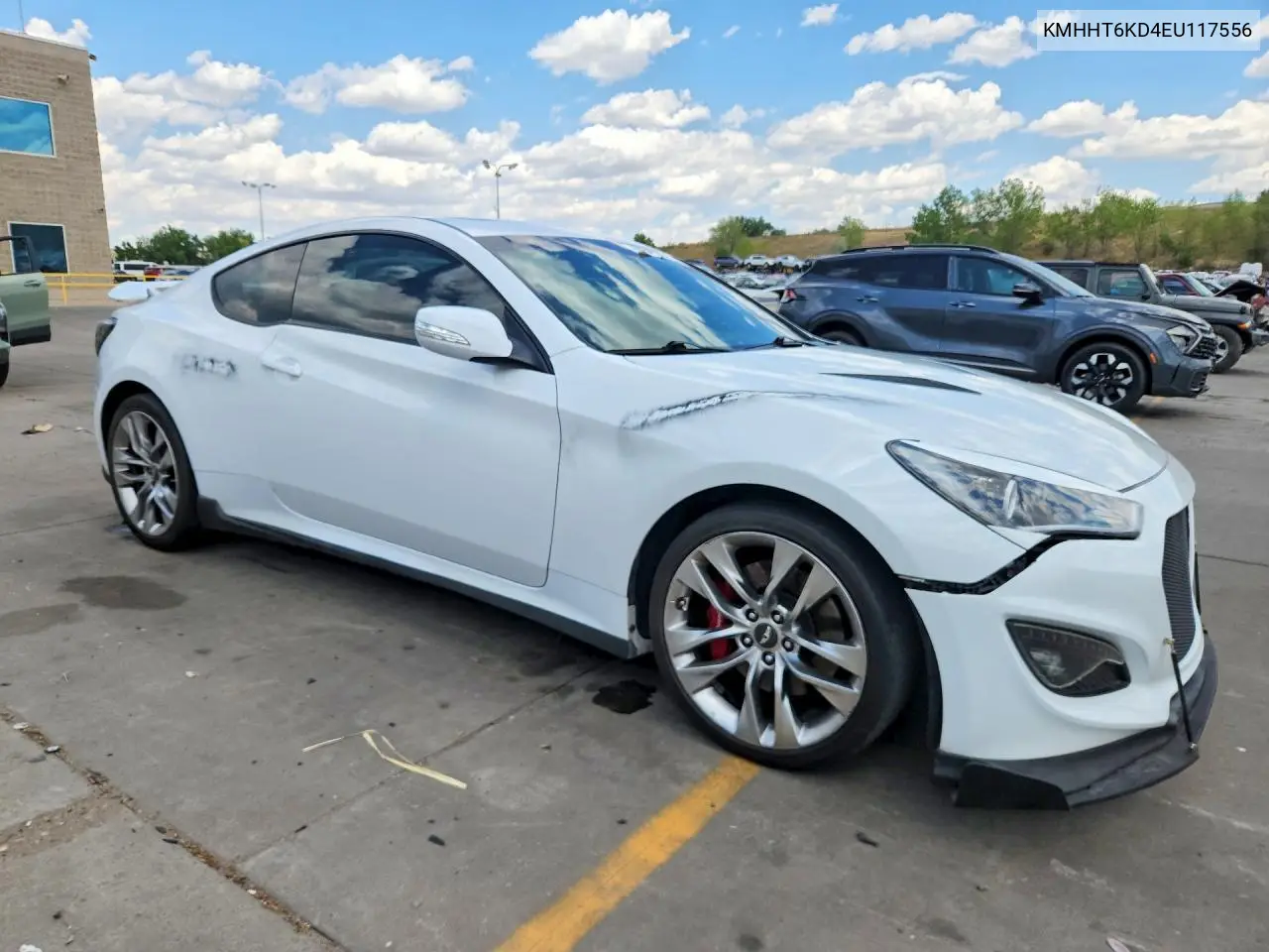 2014 Hyundai Genesis Coupe 2.0T VIN: KMHHT6KD4EU117556 Lot: 61349516
