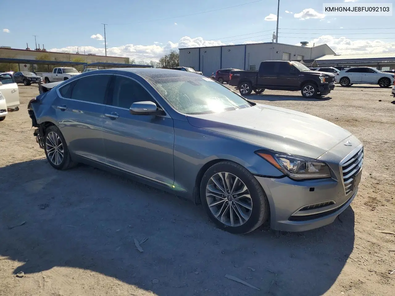 2015 Hyundai Genesis 3.8L VIN: KMHGN4JE8FU092103 Lot: 52000846